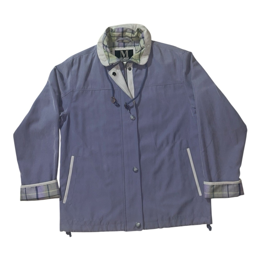 Mulberry  Street Purple Rain Zip Up Small Jacket
